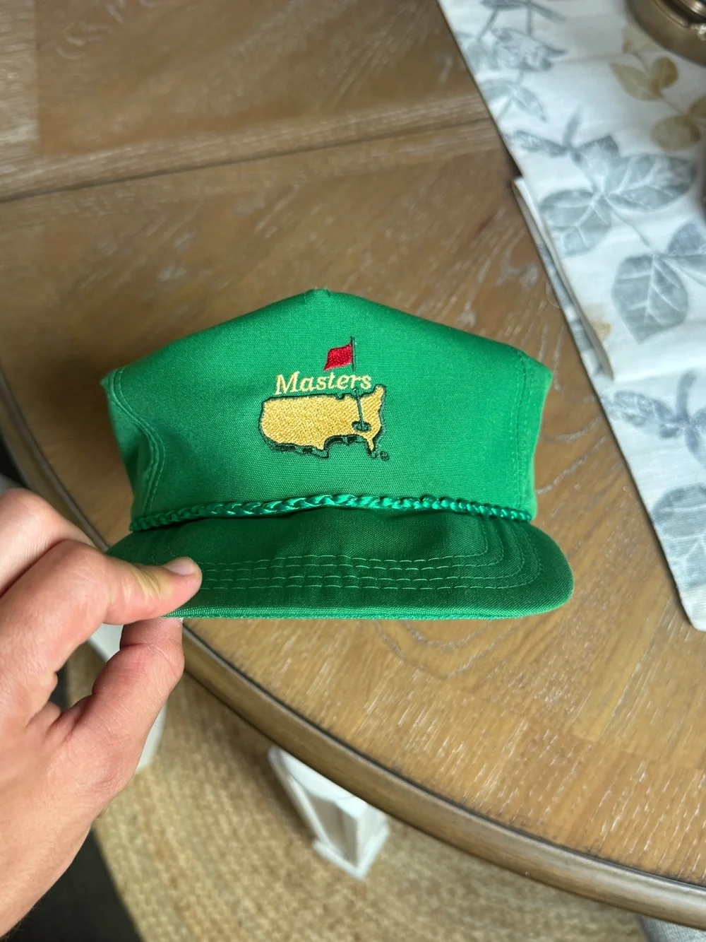 Vintage VTG rare Masters rope golf hat